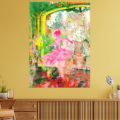 ストーカー – ネオンバレエのカオス キャンバスプリント (インサイチュ (リビング))