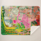 ストーカー – ネオンバレエのカオス シェルパブランケット (正面(横))