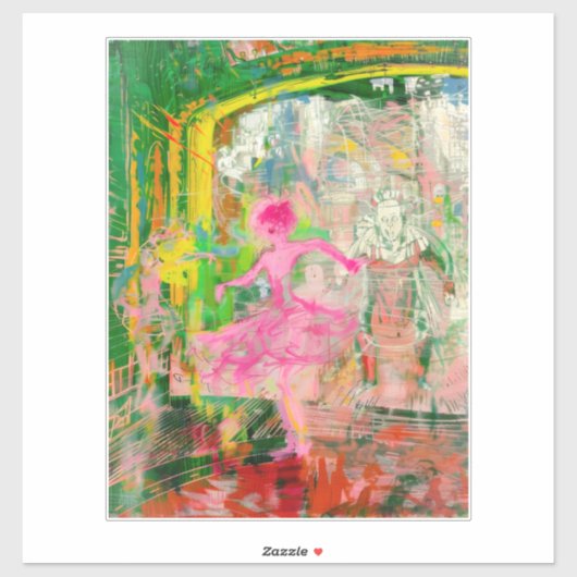 ストーカー – ネオンバレエのカオス シール (シート)