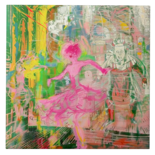 ストーカー – ネオンバレエのカオス タイル (正面)