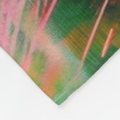 ストーカー – ネオンバレエのカオス フリースブランケット (角)