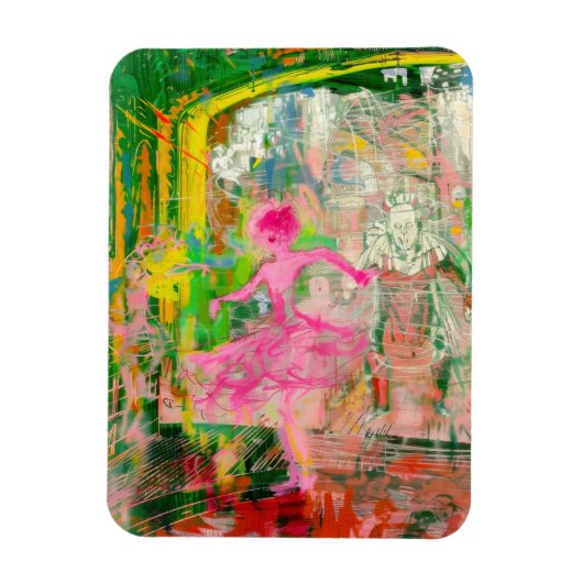 ストーカー – ネオンバレエのカオス マグネット (縦)