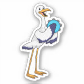 ストークをミュージシャンとしてタンバリンで シール (正面)