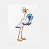 ストークをミュージシャンとしてタンバリンで フリースブランケット (正面)