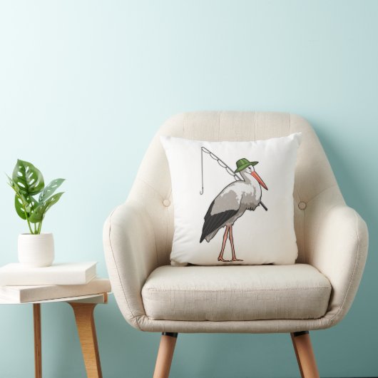 ストークアット魚釣りと魚釣り棒 クッション (椅子)