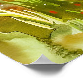 ストークインサマーフィールズハベルランドウォーターカラースタイル ポスター (角)