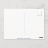 ストークエレガントベビーシャワー招待状 ポストカード (裏面)