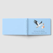 ストークオンブルーベビーシャワー ゲストブック (全面)