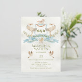 ストーククレストウォーター色男の赤ちゃんシャワー 招待状 (スタンド正面)