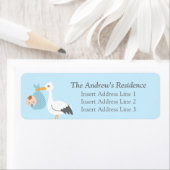 ストークデリバリーキュート男の赤ちゃんバンドル ラベル (インサイチュ)