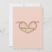 ストークベエレガントビーシャワー招待状 招待状 (裏面)