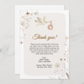 ストークベビーシャワーサンキューカード サンキューカード (正面/裏面)