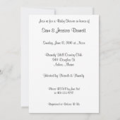 ストークベビーシャワーボーイ招待状発表 招待状 (裏面)