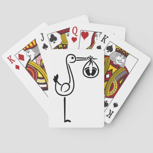 ストークベビー足 トランプ (裏面)