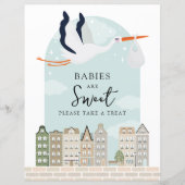 ストークボホベイビーシャワーベビーは甘い好意である (正面)