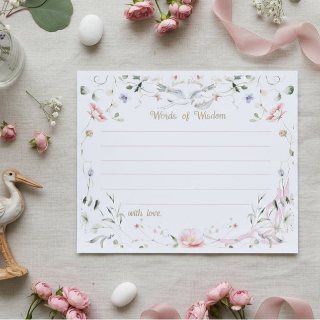 ストーク山花リボン知恵の言葉アドバイス (クリエイターアップロード済み)