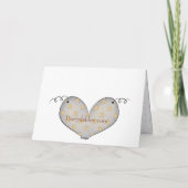 ストーク新生児ボーイグリーティングカード カード (裏面)