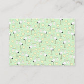 ストーク春ベビーシャワー エンクロージャーカード (裏面)