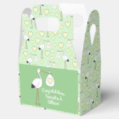 ストーク春ベビーシャワー フェイバーボックス (オープン)