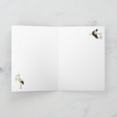 ストーク生まれたばかりの男の赤ちゃんガールパターン カード (内部)