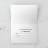 ストーク男の赤ちゃんのベビーシャワーの招待 招待状 (内部)