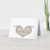 ストーク運の男の赤ちゃんグリーティングカード カード (裏面)