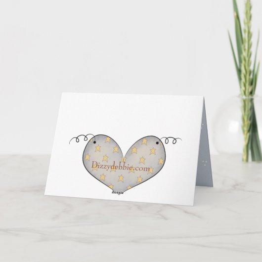 ストーク運の男の赤ちゃんグリーティングカード カード (裏面)