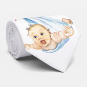 ストーク運ズベビー – カルトおもしろいー – ハローパパ ネクタイ (ロール)