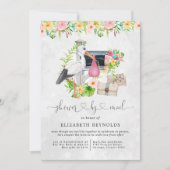 ストーク配信 | メールによる仮想ベビーシャワー 招待状 (正面)