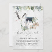 ストーク配信 | メールによる仮想ベビーシャワー 招待状 (正面)