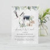 ストーク配信 | メールによる仮想ベビーシャワー 招待状 (スタンド正面)