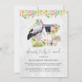 ストーク配信 | メールによる仮想ベビーシャワー 招待状 (正面)