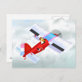 ストーク飛行機はがき ポストカード (正面/裏面)