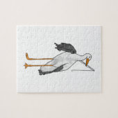 ストーク魚釣りフィッシャー魚釣りロッド ジグソーパズル (横)