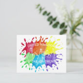 ストーク・オン・トレント絵を描スラッシュ ポストカード (スタンド正面)