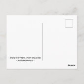 ストーク・オン・トレント絵を描スラッシュ ポストカード (裏面)