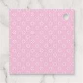 ストーク |ベビーシャワーメッセージカード フェイバータグ (裏面)