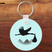 ストーク&ベビー キーホルダー (正面)