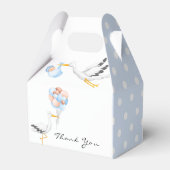 ストーク |水彩男の赤ちゃんシャワー フェイバーボックス (裏面サイド)