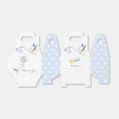 ストーク |水彩男の赤ちゃんシャワー フェイバーボックス (折り畳みなし)