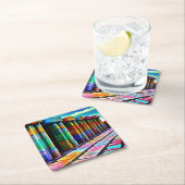 ストーサイケデリックン スクエアペーパーコースター (インサイチュ)