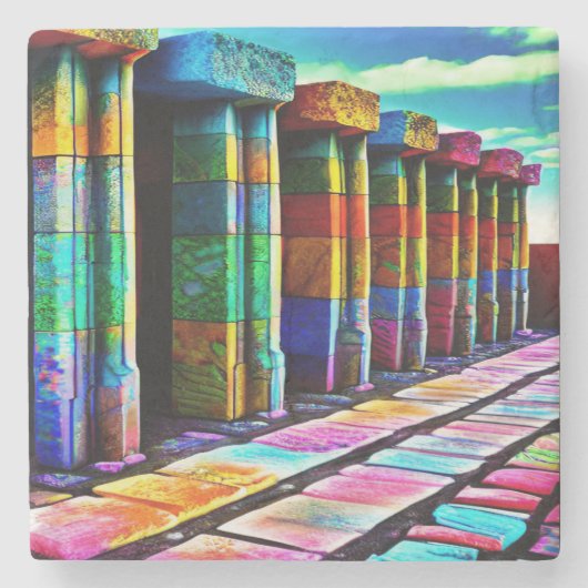 ストーサイケデリックン ストーンコースター (正面)