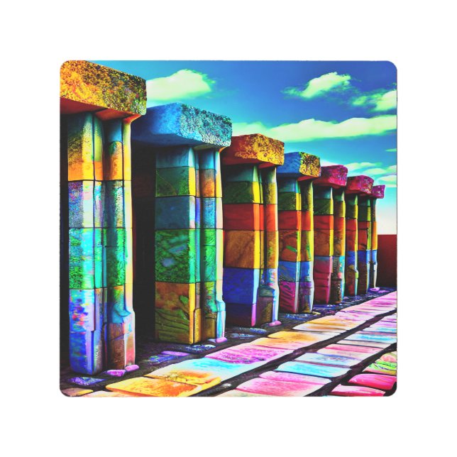 ストーサイケデリックン メタルプリント (正面)