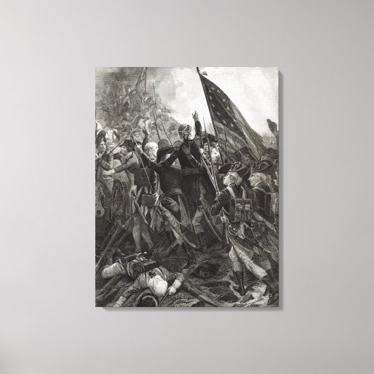 ストーニポイントの嵐、1779年7月 キャンバスプリント (正面)