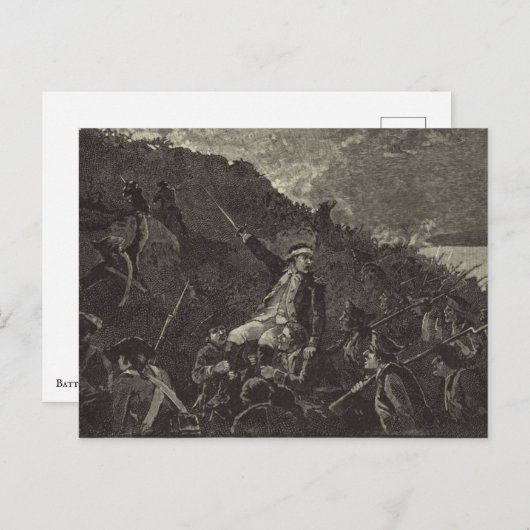 ストーニポイントの戦い、1779年 ポストカード (正面/裏面)