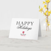 ストーニーブルック大学のロゴマーク カード (黄色い花)