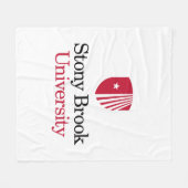 ストーニーブルック大学 |ワードマーク フリースブランケット (正面(横))