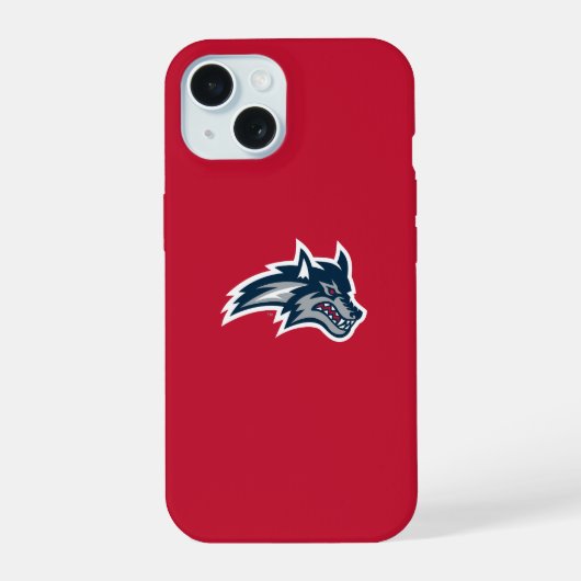 ストーニーブルック大学 | Seawolves iPhone 15ケース (裏面)