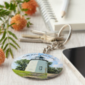 ストーニーポイントライトハウスニューヨークキーチェーン キーホルダー (側面)