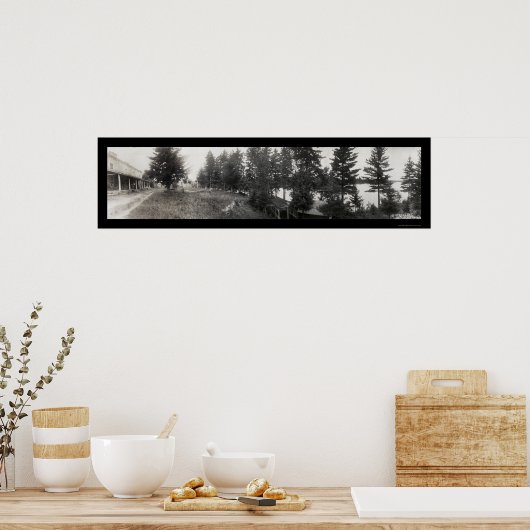 ストーニーレイクホテルグレンフィールド,ニューヨーク写真1921 ポスター (キッチン)